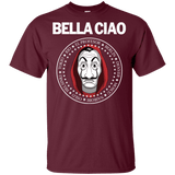 T-Shirts Maroon / YXS Bella Ciao Youth T-Shirt