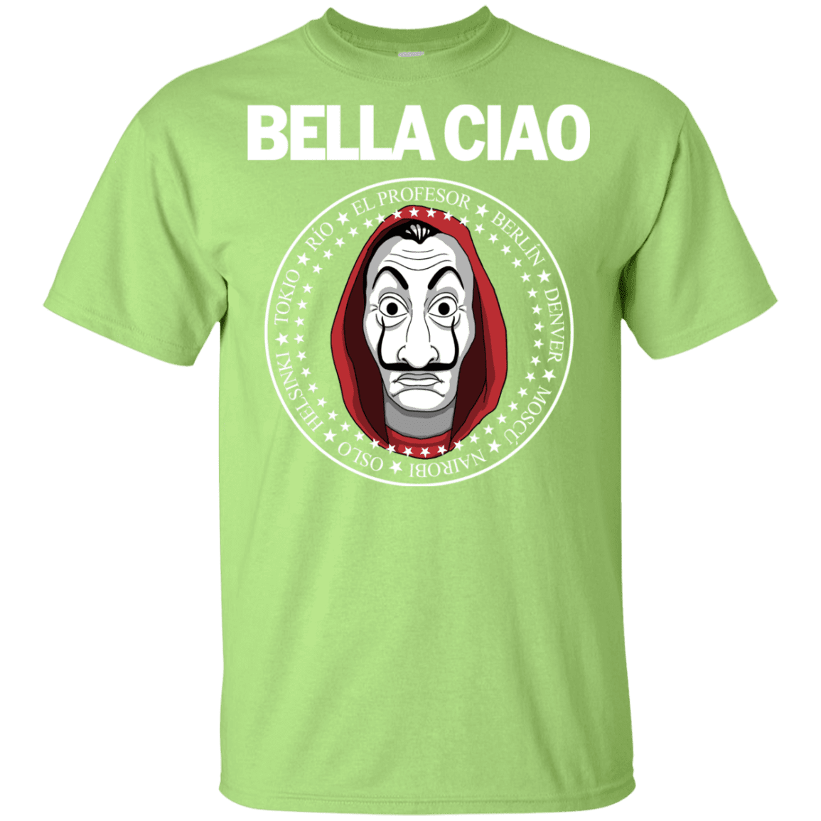 T-Shirts Mint Green / YXS Bella Ciao Youth T-Shirt