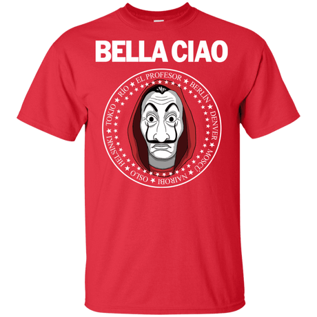 T-Shirts Red / YXS Bella Ciao Youth T-Shirt