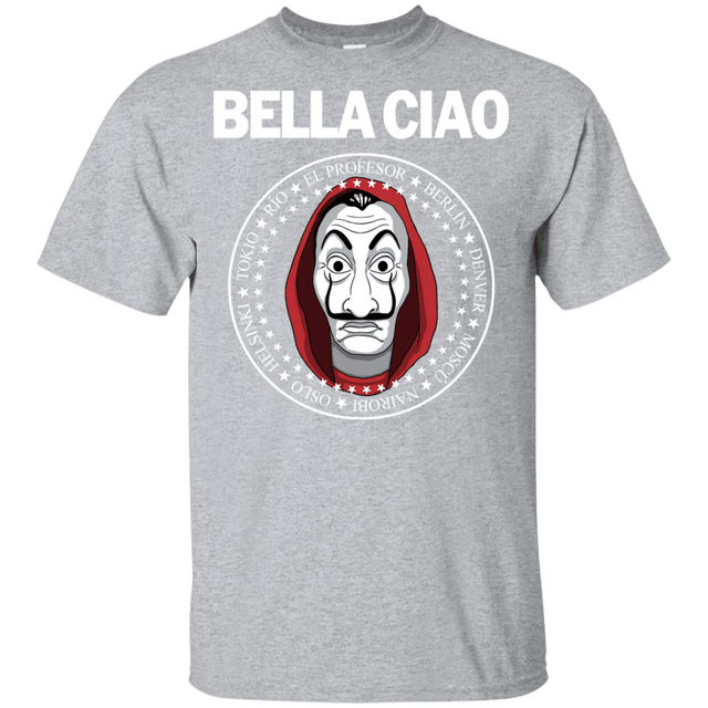 T-Shirts Sport Grey / YXS Bella Ciao Youth T-Shirt