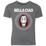 T-Shirts Premium Heather / YXS Bella Ciao Youth Triblend T-Shirt