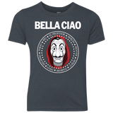 T-Shirts Vintage Navy / YXS Bella Ciao Youth Triblend T-Shirt