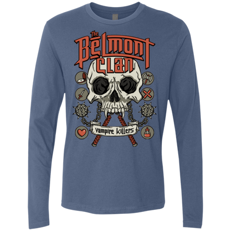 T-Shirts Indigo / Small Belmont Clan Men's Premium Long Sleeve