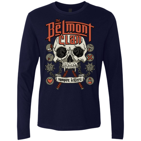 T-Shirts Midnight Navy / Small Belmont Clan Men's Premium Long Sleeve