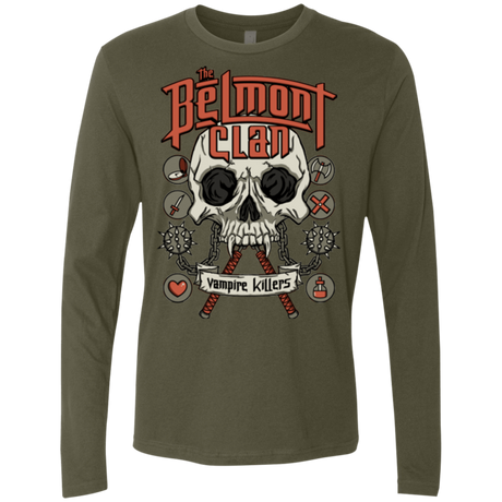 T-Shirts Military Green / Small Belmont Clan Men's Premium Long Sleeve
