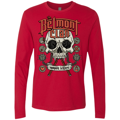 T-Shirts Red / Small Belmont Clan Men's Premium Long Sleeve