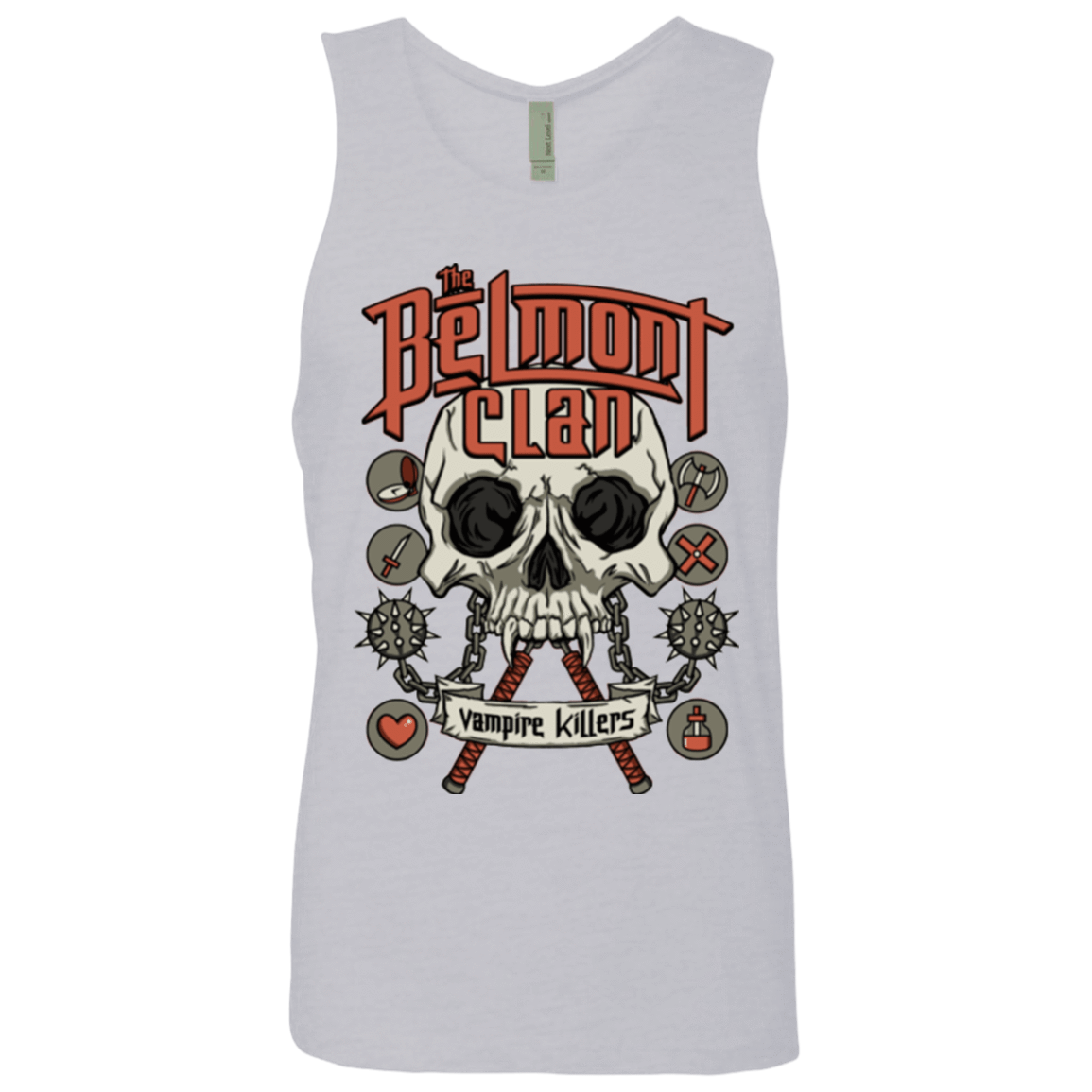 T-Shirts Heather Grey / Small Belmont Clan Men's Premium Tank Top