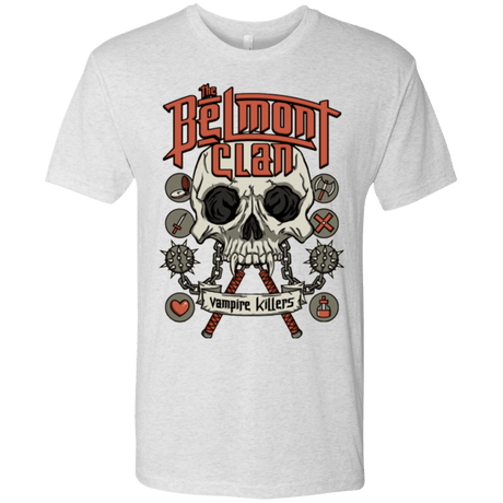 T-Shirts Heather White / Small Belmont Clan Men's Triblend T-Shirt