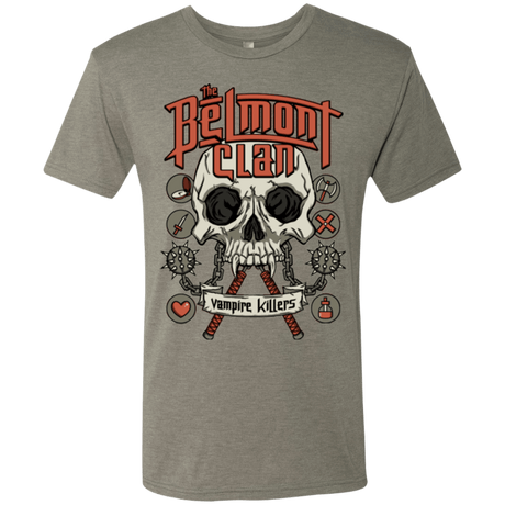 T-Shirts Venetian Grey / Small Belmont Clan Men's Triblend T-Shirt