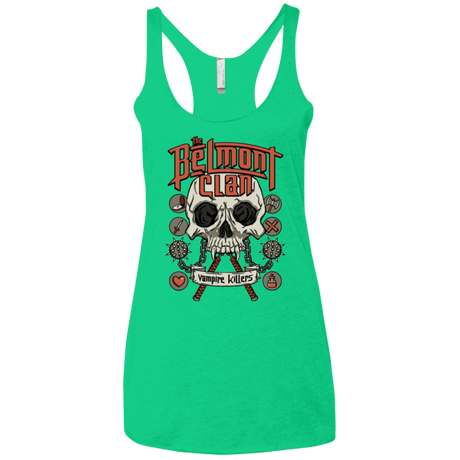 T-Shirts Envy / X-Small Belmont Clan Women's Triblend Racerback Tank