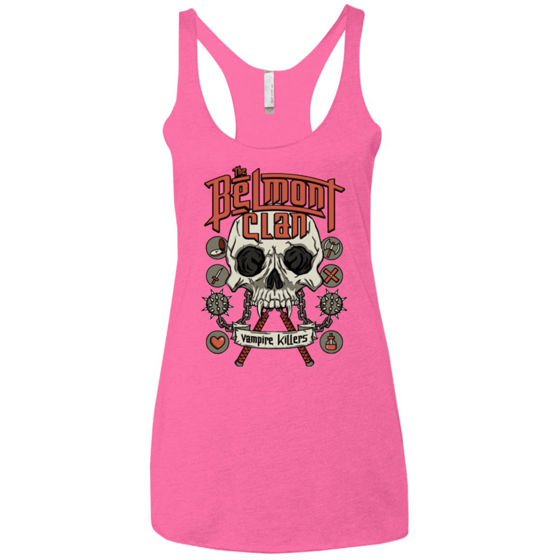 T-Shirts Vintage Pink / X-Small Belmont Clan Women's Triblend Racerback Tank