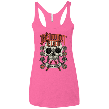 T-Shirts Vintage Pink / X-Small Belmont Clan Women's Triblend Racerback Tank