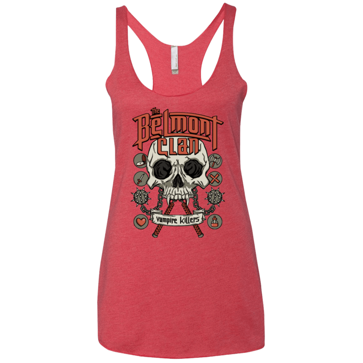 T-Shirts Vintage Red / X-Small Belmont Clan Women's Triblend Racerback Tank