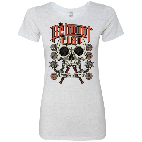 T-Shirts Heather White / Small Belmont Clan Women's Triblend T-Shirt
