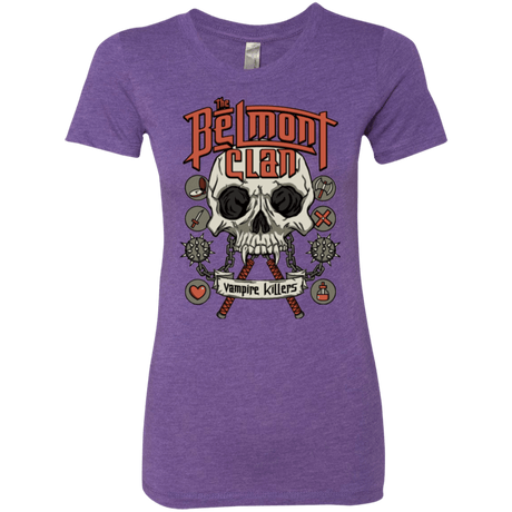 T-Shirts Purple Rush / Small Belmont Clan Women's Triblend T-Shirt