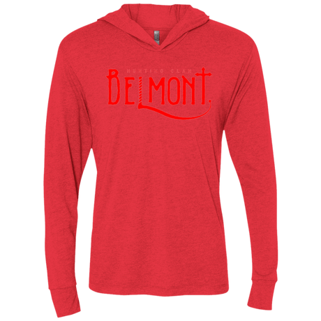 T-Shirts Vintage Red / X-Small Belmont Triblend Long Sleeve Hoodie Tee