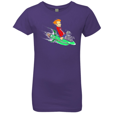 T-Shirts Purple Rush / YXS Bender and Fry Girls Premium T-Shirt
