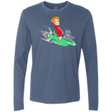 T-Shirts Indigo / Small Bender and Fry Men's Premium Long Sleeve