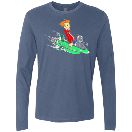 T-Shirts Indigo / Small Bender and Fry Men's Premium Long Sleeve