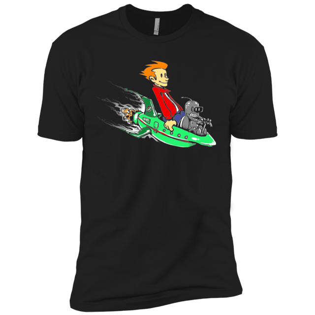 T-Shirts Black / X-Small Bender and Fry Men's Premium T-Shirt
