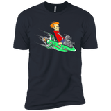 T-Shirts Indigo / X-Small Bender and Fry Men's Premium T-Shirt