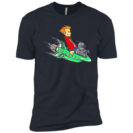 T-Shirts Indigo / X-Small Bender and Fry Men's Premium T-Shirt