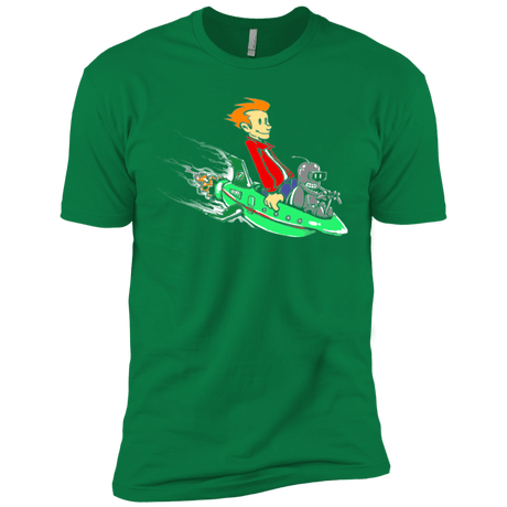 T-Shirts Kelly Green / X-Small Bender and Fry Men's Premium T-Shirt
