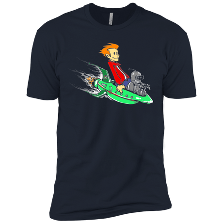 T-Shirts Midnight Navy / X-Small Bender and Fry Men's Premium T-Shirt