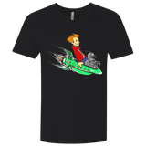 T-Shirts Black / X-Small Bender and Fry Men's Premium V-Neck