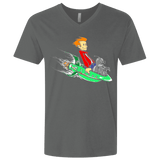 T-Shirts Heavy Metal / X-Small Bender and Fry Men's Premium V-Neck