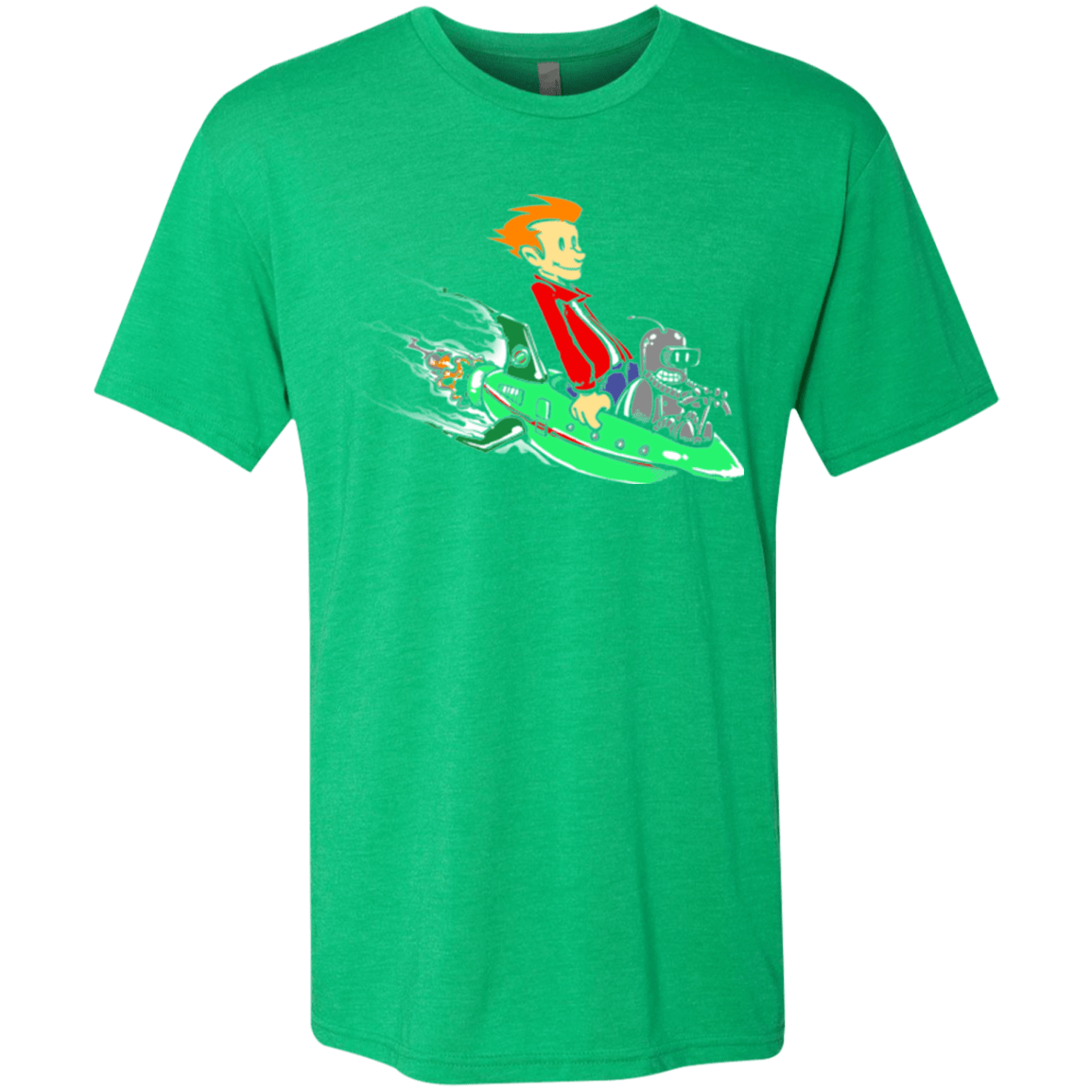 T-Shirts Envy / Small Bender and Fry Men's Triblend T-Shirt