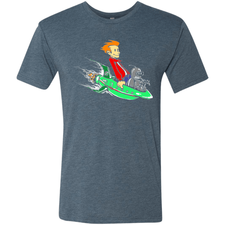 T-Shirts Indigo / Small Bender and Fry Men's Triblend T-Shirt