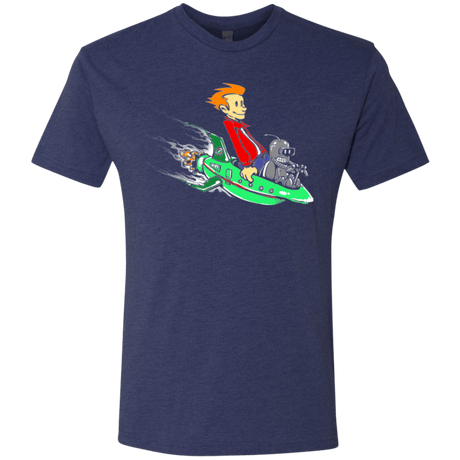 T-Shirts Vintage Navy / Small Bender and Fry Men's Triblend T-Shirt