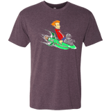 T-Shirts Vintage Purple / Small Bender and Fry Men's Triblend T-Shirt