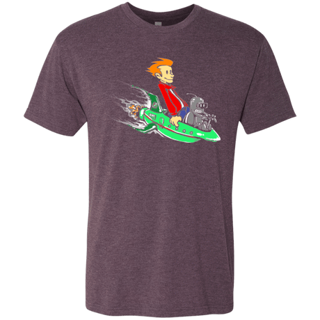T-Shirts Vintage Purple / Small Bender and Fry Men's Triblend T-Shirt