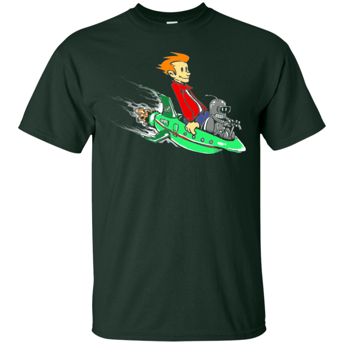 T-Shirts Forest Green / Small Bender and Fry T-Shirt
