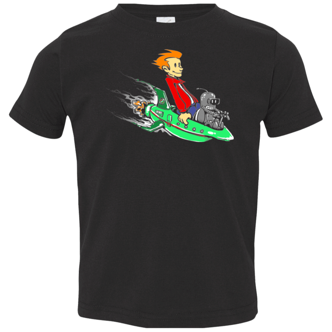 T-Shirts Black / 2T Bender and Fry Toddler Premium T-Shirt