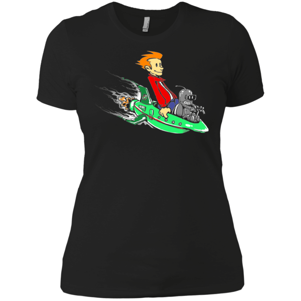 T-Shirts Black / X-Small Bender and Fry Women's Premium T-Shirt