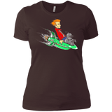 T-Shirts Dark Chocolate / X-Small Bender and Fry Women's Premium T-Shirt