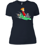 T-Shirts Midnight Navy / X-Small Bender and Fry Women's Premium T-Shirt
