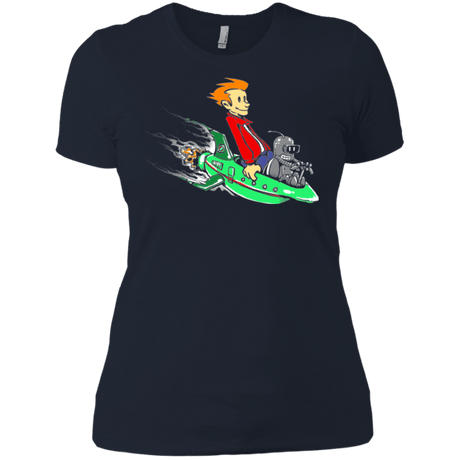 T-Shirts Midnight Navy / X-Small Bender and Fry Women's Premium T-Shirt