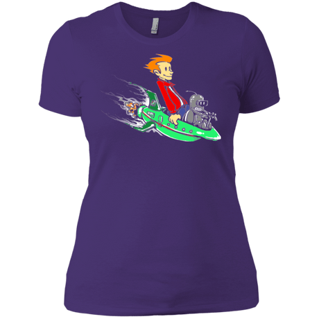 T-Shirts Purple / X-Small Bender and Fry Women's Premium T-Shirt