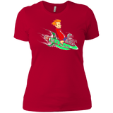 T-Shirts Red / X-Small Bender and Fry Women's Premium T-Shirt