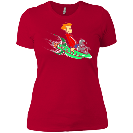 T-Shirts Red / X-Small Bender and Fry Women's Premium T-Shirt