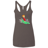 T-Shirts Macchiato / X-Small Bender and Fry Women's Triblend Racerback Tank