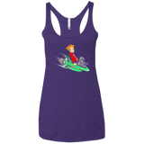 T-Shirts Purple / X-Small Bender and Fry Women's Triblend Racerback Tank