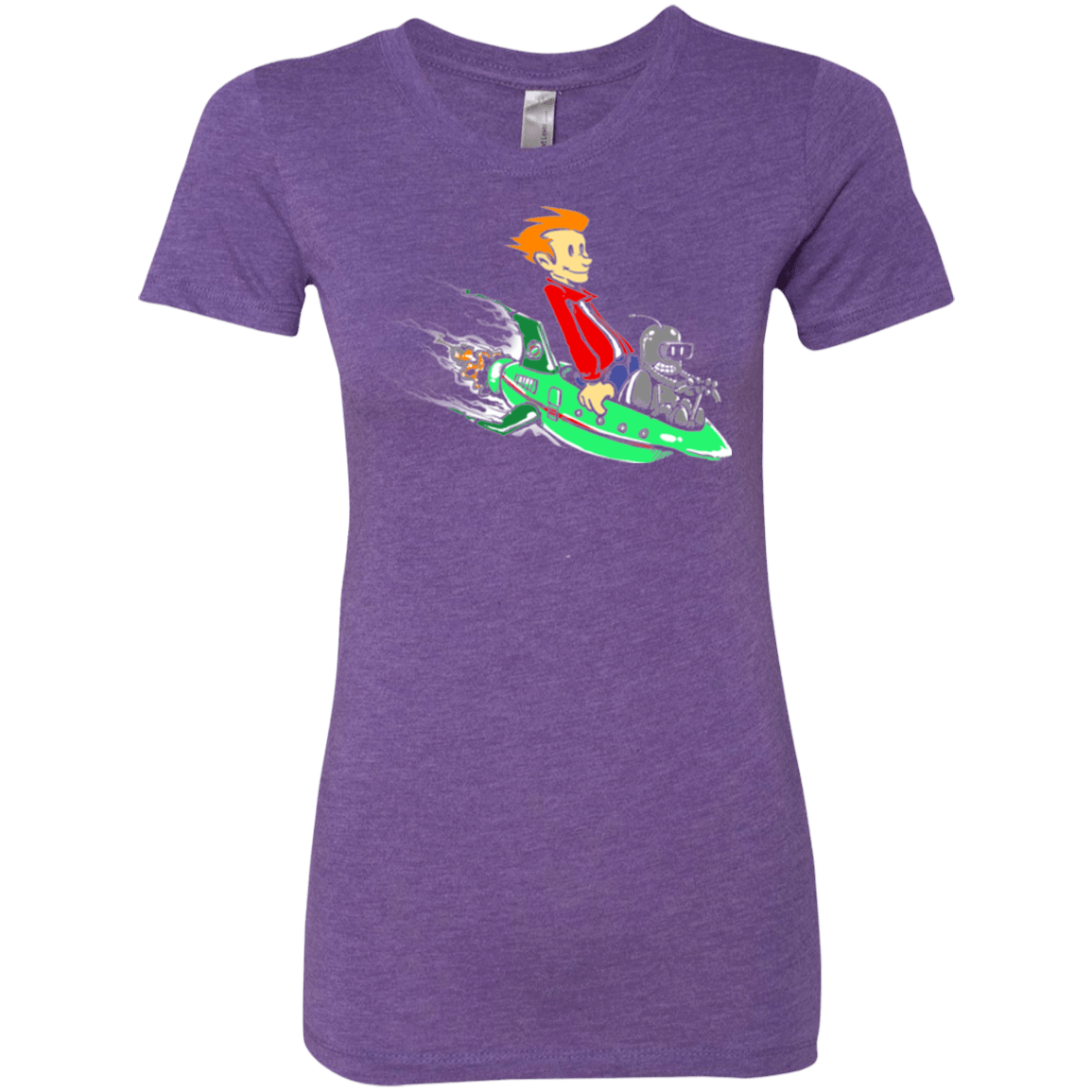 T-Shirts Purple Rush / Small Bender and Fry Women's Triblend T-Shirt