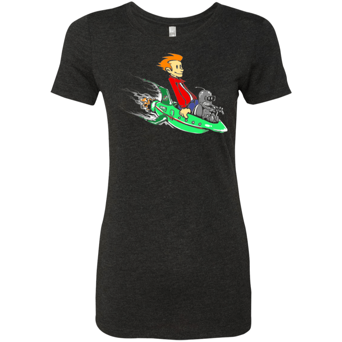 T-Shirts Vintage Black / Small Bender and Fry Women's Triblend T-Shirt