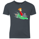 T-Shirts Vintage Navy / YXS Bender and Fry Youth Triblend T-Shirt