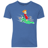 T-Shirts Vintage Royal / YXS Bender and Fry Youth Triblend T-Shirt